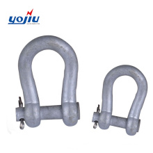 China Ferreteria Electric Overhead Line Hardware Fittings U Shape Electric Cable Shackles